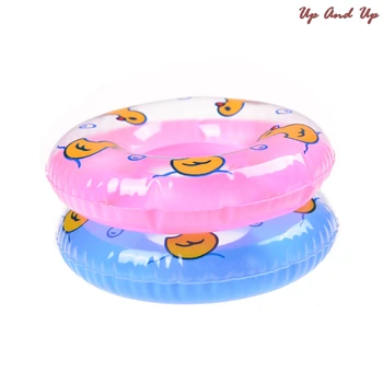 1 Vnt 2 Spalvos Mini Plaukimo Plūduro Lifebelt Žiedas Lėlės Reikmenys, žaislai, lėlės,Žaislai-geriausia Dovana