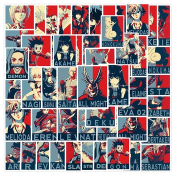 10/30/50PCS Sumaišykite Anime Mano Herojus akademinės bendruomenės Demon Slayer Lipdukai 