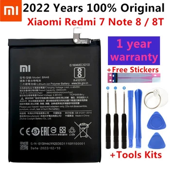 100% Originalus Xiao Mi BN46 4000mAh Bateriją Xiaomi Redmi 8 Pastaba 8T Redmi 7 Aukštos Kokybės Telefoną, Baterijos Pakeitimas