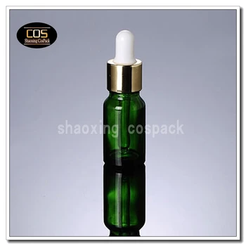 100vnt DBX20 10ml Apvali Žalia Buteliuko Lašintuvu, 0.3 oz stiklo eterinio aliejaus buteliukas su lašintuvu, 10ml žalia užkratas buteliukai