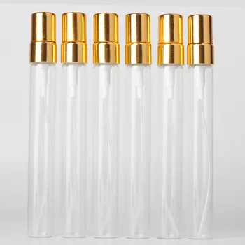 10Ml (100Piece / Lot), Mini Nešiojamieji Stiklo Kvepalai Purkštukai Daugkartiniai Mėgintuvėlį Tuščias Kosmetikos Didmeninė Butelis