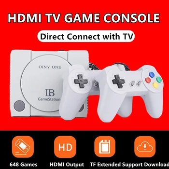 16Bit Mini HD HD TV Retro Šeimos Vaizdo Žaidimų Konsolės Nešiojamą Built-in 648 Klasikinis NE Žaidimai Dual Gamepad Nešiojamą Grotuvą