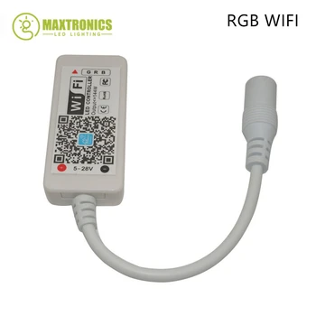 16Million Spalvų Wifi RGB / RGBW LED Valdiklis Išmanųjį telefoną Valdyti Muzikos Ir Laikmačio Režimas Magic Namų Mini Wifi Led RGB Valdiklis