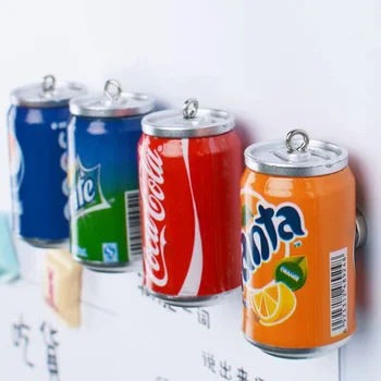 3D Kūrybos Imituojamas Kokso Soda Mini Šaldytuvas Magnetai Namų Dekoro Šaldytuvas Lipdukai Šaldytuvas Pasta Kambarį Apdailos Collectiongift