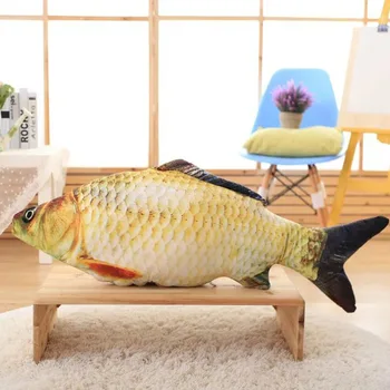 3D žuvies Kids Pagalvė Lėlės, Žaislai, Miegoti Lovoje, Automobilių Sėdynės Pagalvėlės Miegamųjų Namo Dekoratyvinių Gyvūnų Pagalvės Dovanos