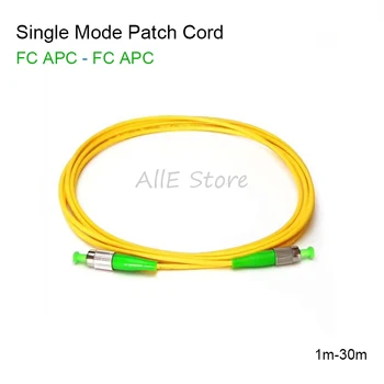 5 vnt. / maišas FC/ APC-FC/ APC SM Single-Mode Simplex fiber optic patch cord Laidas 3.0 mm FTTH šviesolaidžio jumper Nemokamas pristatymas