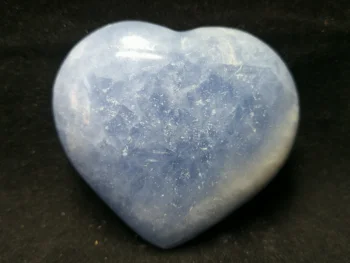 56.5 gNatural mėlyna kristalų šlifavimo širdies, krištolas, kvarcas, gydymo energija-11