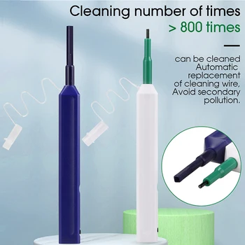 5VNT FTTH Pluošto pen tool 2,5 mm MU 1,25 mm SC FC ST LC Jungtis, Optinis Smart Cleaner