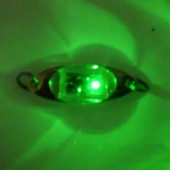 6 cm Flash Šviesos Suvilioti Žvejybos Bite Spąstus LED Giliai Lašas po vandeniu Akių Forma Kalmarų Žvejybos, Žuvų Masalo