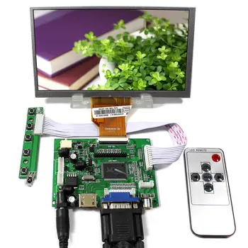 7inch AT070TN90 800x480 LCD Ekranas su HD MI VGA 2AV LCD Valdiklio plokštės