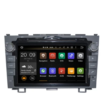 Android 10.0 Octa Core Automobilių GPS Navigacijos Daugiaformačių DVD Grotuvas Honda CR-V 2006-2011 Auto Radijas Stereo su 