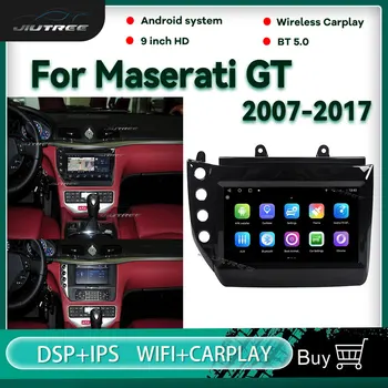 Android10 Horizontalioje Ekrano Automobilio Radijo Maserati GT 2007-2017 GPS Navigacija, Automobilių Multimedia DVD Grotuvas, Visiškai Automatinis Stereo