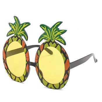 Atogrąžų Ananasų Festivalis Šalis Saulės Akiniai Havajų Paplūdimyje Šalis Vasaros Vaisių Šalis Juokinga Šokių Šalis Tiekimo Luau Akiniai Nuo Saulės