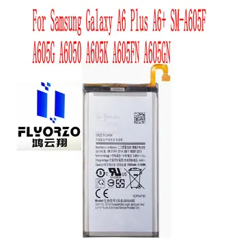 Aukštos Kokybės 3500mAh EB-BJ805ABE Baterijos Samsung Galaxy A6 Plius A6+ SM-A605F A605G A6050 A605K A605FN A605GN Mobilusis Telefonas