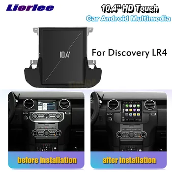 Automobilio Radijo Garso Multimedijos Grotuvo Land Rover Discovery 4 LR4/L319 2009-2016 GPS Carplay Stereo Navi Vertikalus Tesla 