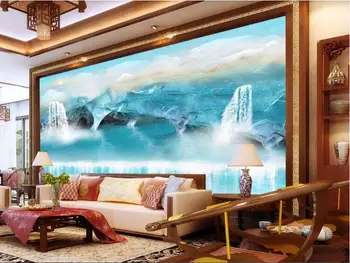 Bacal 3d stereo tapetai, freskos kraštovaizdžio marina reef urvas sienos popieriaus, vaikų kambarys fone 3D sienų dokumentai namų dekoro