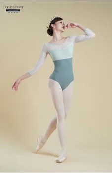 Baleto Paramos Siuvinėjimo Jogos Jumpsuit Moterų Šokių Sijonas Gimnastika Praktikos Sijonas Suaugusiųjų Baleto Lyric Sijonas