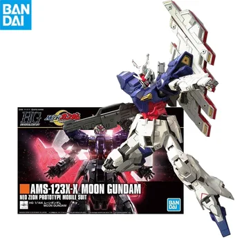 Bandai Gunpla Hguc 215 1/144 Ams-123X-X Mėnulis Gundam Surinkto Modelio Aukštos Kokybės Kolekcines Robotas Rinkiniai Pav Modeliai Vaikams Dovanų