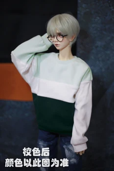 BJD doll drabužiai tinka 1 / 3 1 / 4 dėdė dydžio, trijų spalvų siūlėmis Shurong aorong T-shirt lėlės priedai