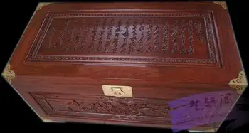 Camphorwood baldai drugys kamparo medienos saugojimo dėžutė antikvariniai kaligrafija Zhangmu vestuvių papročiai 100cm dėžutę