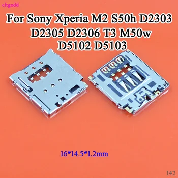 cltgxdd Sony Xperia M2 S50h D2303 D2305 D2306 T3 M50w D5102 D5103 Sim Kortelės Lizdo Plokštelės Laikiklį Lizdo Jungties Remontas Dalis