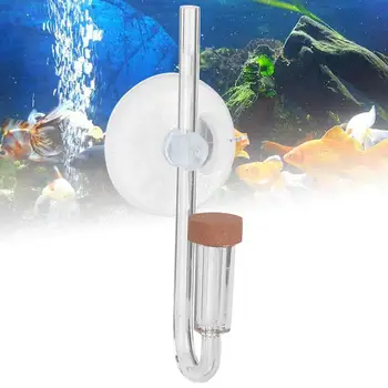 CO2 Refiner Akrilas Skaidri U Formos Mini CO2 Difuzorius Akvariumo Reikmenys Žuvų Bakas