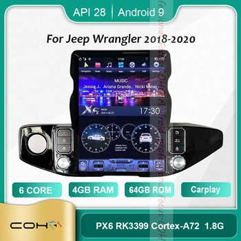 COHO Už Jeep Wrangler 2018-2020 Android 9.0 Octa Core 4+64G Automobilio Multimedijos Grotuvas Stereo Radijo Imtuvas