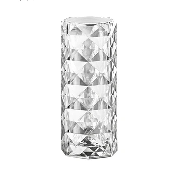 Crystal Touch Stalo Lempa 16 Spalvų Stalo Lempa USB Įkrovimo Stalo Lempa Rožės Diamond Stalo Lempa