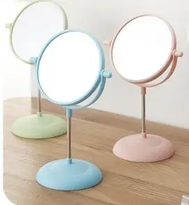 Darbalaukio makiažo veidrodėliai dvigubo pusės veidrodėlis Europoje tipas nešiojamas sulankstomas princesė padažu veidrodis didelis dydis 6 cm