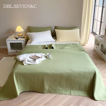 DBL.SEPTYNI&C Minkštos medvilnės Lovatiesė ant lovos skalbiniai vasaros lova padengti šiaurės lova Pledas lapas namų tekstilė dviguba antklodė Lovatiesės