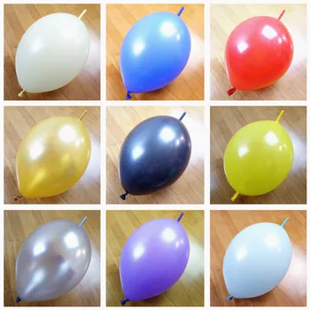 Didmeninė 100vnt/lot 6 colių uodega osioms šalies balionai dekoruoti balionai gimtadienio žaislai šalis linijos blobos standartinių spalvų