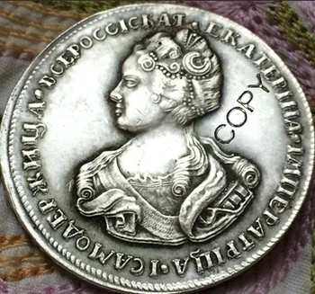 didmeninė rusija 1726 kopijuoti moneta 100% coper gamybos sidabruotas senas monetas