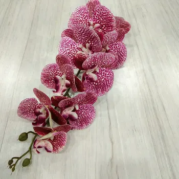 Dirbtinių Gėlių Netikrą Gėlių 3D Spausdinimo Phalaenopsis Meno Gėlių kompozicijų Vestuvių Dekoravimas Dirbtinių Gėlių 10 Vienetų