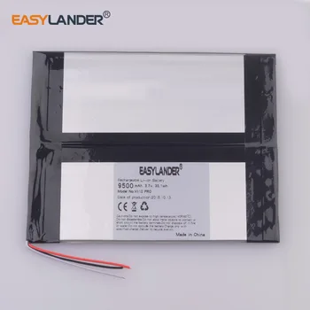 Easylander 3.7 V 9500mAh Polimero Li-ion Baterija Už Tablet 10.1