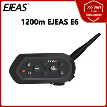 EJEAS E6 1200m Motociklų Ryšio Sistemos Vox 