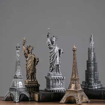 Europos Empire State Building Laisvės Statula Paryžiuje Bokštas, Miniatiūrinių Modelį, Namų Puošybai Meno Amatų Papuošalai Dervos Dovanos