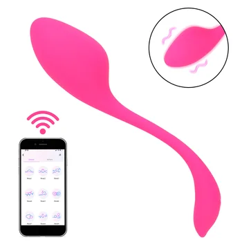 G Spot Massager 10 Greičių Vibruojantis Kiaušinis Šuolis Kiaušinių Vibratorius APP Sekso Žaislai Moterims Analinis Klitorio Stimuliacija Suaugusiems