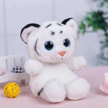 gana white tiger aukštos kokybės Naujas Prabangus Modeliavimas gyvūnų pliušinis lėlės tikroviška mielas ragdoll Raminantis lėlės gimtadienio dovana