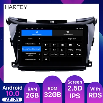 Harfey 2Din 10.1 colių Android 10.0 GPS Navigacijos Automobilinį Radijo daugialypės terpės Grotuvas, Wifi Galvos Vienetas iki 2015 m. 
