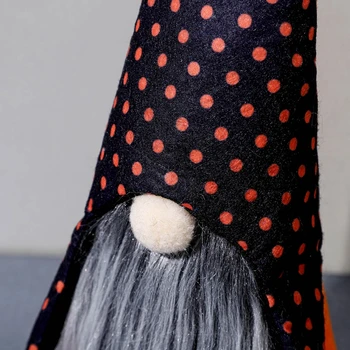 Helovinas Gnome Kaukolė Moliūgų Tomte Nisse Švedijos Elf Nykštukas, Namų, Sodybos, Virtuvės Lentynos Pakopų Lovelio Apdaila