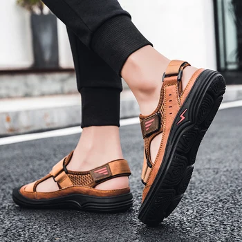hommefor para sandalia romanas sandels saugos sandalet gumos rasteira 2020 odos verano masculino uomo sandalle sandles