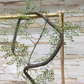 Imituojamas Vynuogių Medžių Šakas Nekilnojamojo Touch Rotango Dirbtinių Gėlių Vynmedžių Home Viešbučio Sodas 