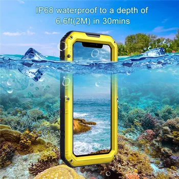 IP68 Vandeniui Atveju iphone, 12 mini 6 7 8 Plus X Atveju Šarvai Dulkėms atsparus smūgiams gaubtas, skirtas 