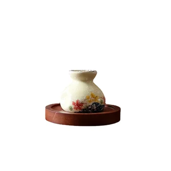 Japonijos Vaza Derliaus Kūrybinės Keramikos Gėlių Mini Arbatos Pet Ornamentu Hydroponic Mažos Vazos Arbatos Meno Arbatos Žaisti Zen Papuošalai