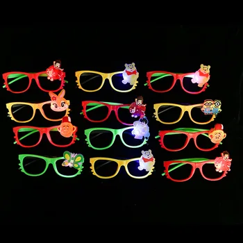 Karšto naujas produktų, Kalėdinis vakarėlis prekių Šviečiantys akiniai Baras festivalių Flash žaislai helovinas apdailos baby shower