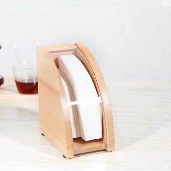 Kavos Filtro Popieriaus Laikymo Dėžutė Dulkėms Kavos Filtro Korpusas V01/V02 Vėduoklės Formos Filtro Popieriaus Laikymo Stovas Universali Barista Įrankis