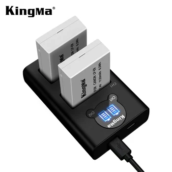 KingMa LP-E8 LPE8 Baterija ir LCD Dual USB Įkroviklio Komplektas Canon EOS 550D 600D 650D 700D Kiss X7i X6i X5 X4 RebelT2i T3i T5i
