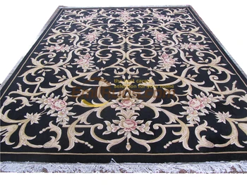 kinijos aubusson carpetsnew zelandijos vilnos kilimai retro kilimas Antikvariniai savonery Grįžtamasis Namų Puošybai Aikštėje Derliaus pliušinis kilimas