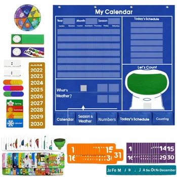 Klasės Kalendorius Kalendorius Ir Oro Kišenę Diagramos Ikimokyklinio Kalendorius Klasėje