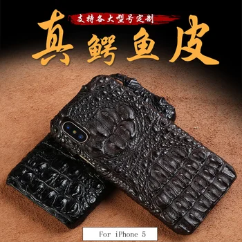 LANGSIDI Tikros krokodilo odos 3 rūšių stilių Puse pak telefono dėklas Skirtas iphone 11Pro Visi rankų darbo, galite tinkinti modelis